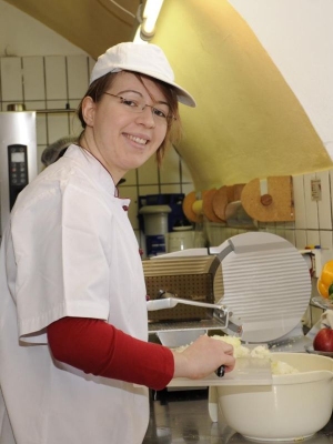 Auszubildende in der Küche