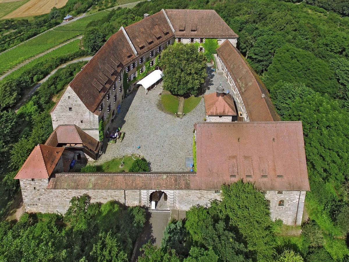 Luftbild Burg Hoheneck