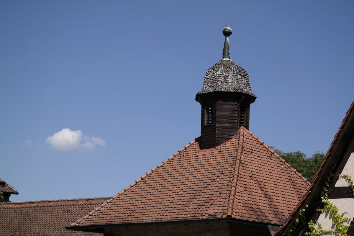 Detailaufnahme Dachreiter Brunnenturm